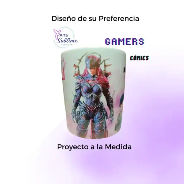 Diseña tus tazas personalizadas de Codsito Taza gamer personalizada