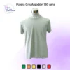Polera Gris Algodón 180 gms - Polera Subli PU - Polera DTF - Polera Cuello Redondo Unisex de algodón