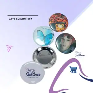 Personalización de Chapitas 58 mm - Personalización de Chapitas - Sublimación Chapitas