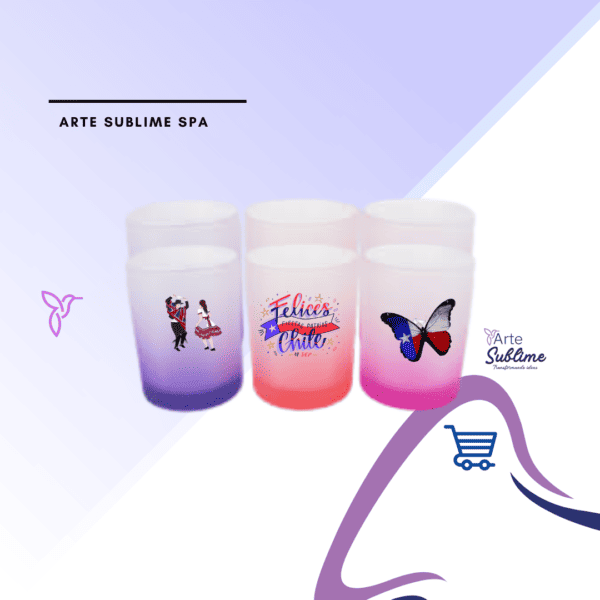 Sublimación en Vasos - Vaso Empavonado de Color 11 oz