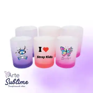 Sublimación de Vaso 11 oz Empavonado color (10x8)