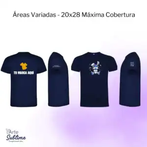 Servicio de Estampado Completo Áreas Variadas