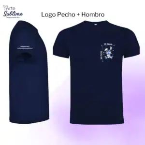 Servicio de estampado de Logo Pecho + Hombro - Servicio de Estampado de Logo Pecho y Hombro
