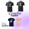 Combo familiar Bluey 4 poleras