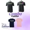 Combo familiar Príncipes 4 poleras