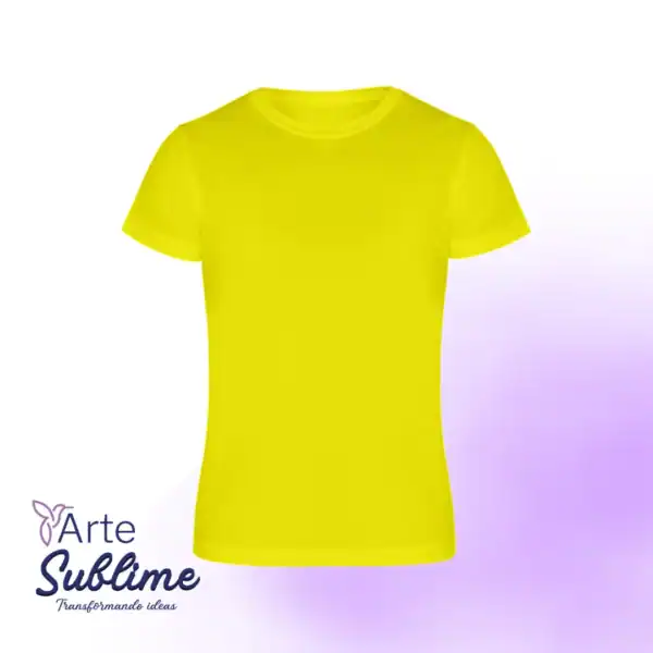 Polera Deportiva Camimera amarilla