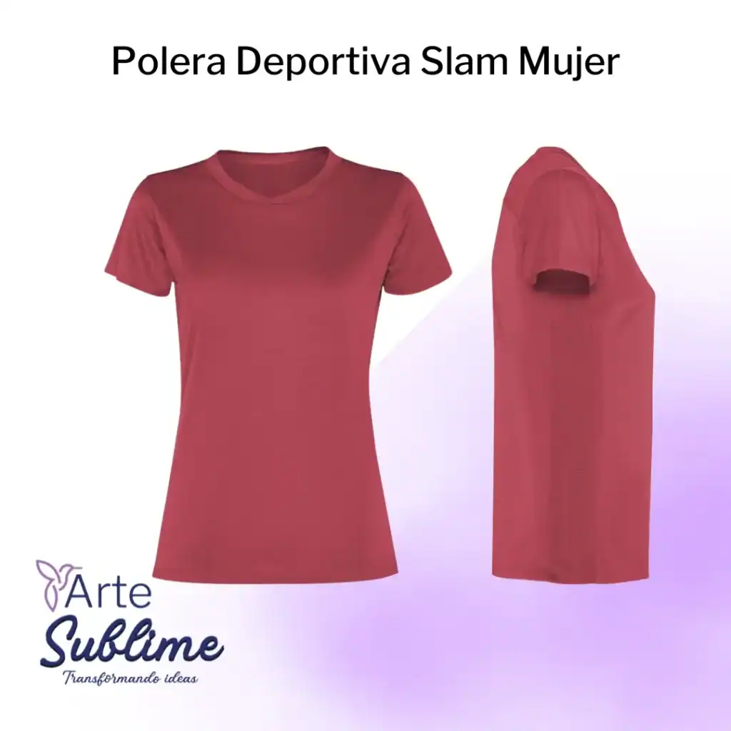 Polera Deportiva Slam Mujer Portada - Polera Deportiva Slam Femenina