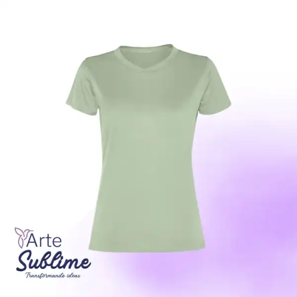 Polera Deportiva Slam Mujer Verde Mist - Oferta de Polera Deportiva Slam Femenina