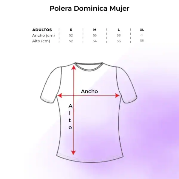 Polera Dominica Mujer Tallas