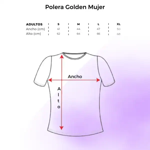 Polera Golden Mujer Tallas - Oferta de Polera Cuello redondo Golden Mujer