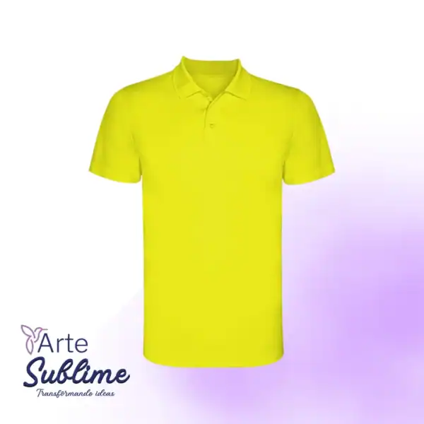 Polera Piqué Monzha Hombre Amarilla