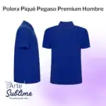 Polera Piqué Pegaso Premium Hombre Portada - Polera Piqué Pegaso Premium Hombre - Polera Deportiva Piqué Pegaso Hombre - Polera Piqué Pegaso Premium Hombre