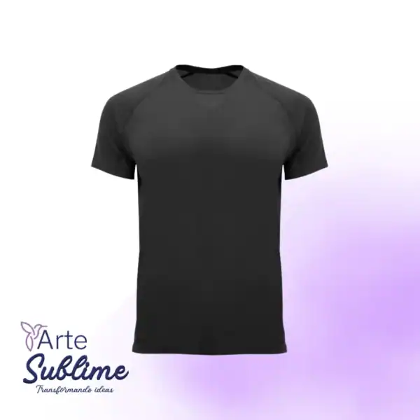 Polera deportiva Bahrain hombre Negro - Oferta de Polera deportiva Bahrain