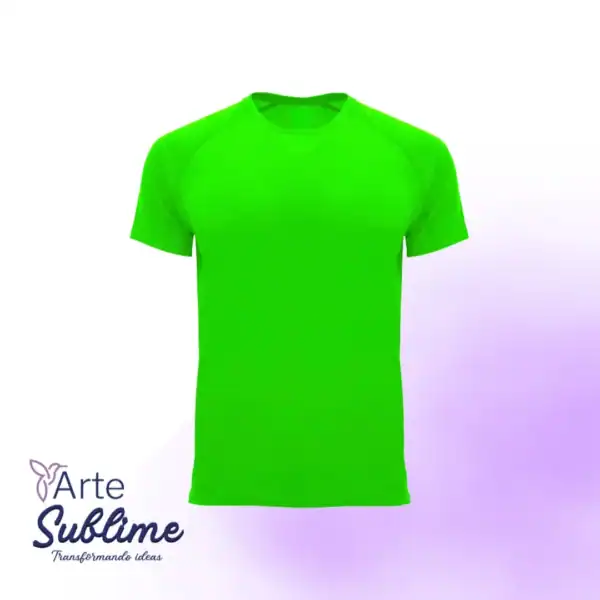Polera deportiva Bahrain hombre Verde Fuor - Oferta de Polera deportiva Bahrain