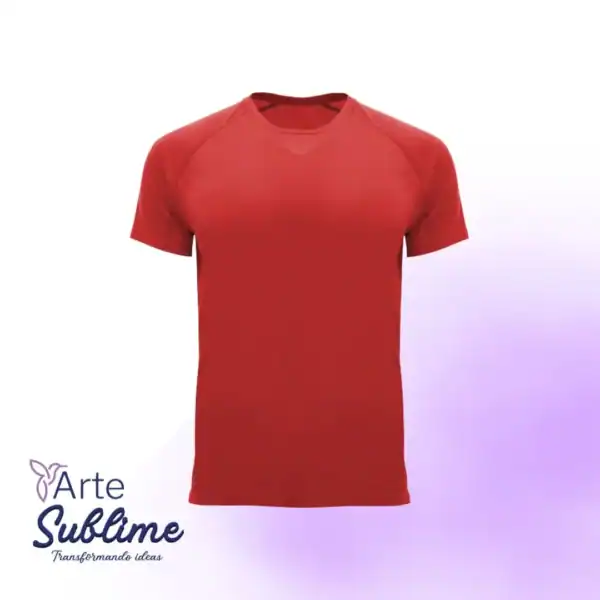 Polera deportiva Bahrain niño Rojo