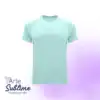 Polera deportiva Bahrain niño Verde Menta