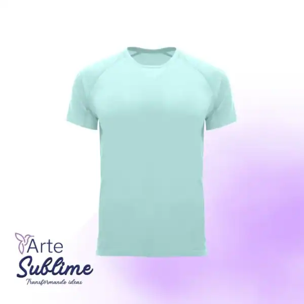 Polera deportiva Bahrain niño Verde Menta