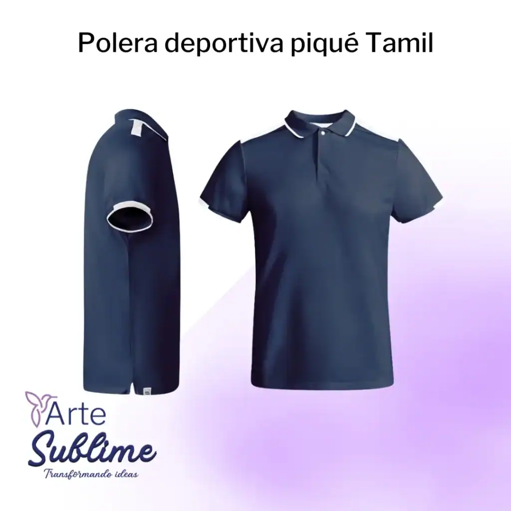 Polera deportiva piqué Tamil Portada - Polera Deportiva Piqué Tamil Hombre - Oferta de Polera Deportiva Piqué Tamil Hombre