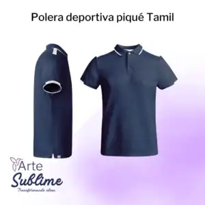 Polera deportiva piqué Tamil Portada - Polera Deportiva Piqué Tamil Hombre - Oferta de Polera Deportiva Piqué Tamil Hombre