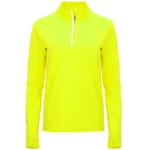Polerón deportivo Melbourne mujer Amarillo Fluor