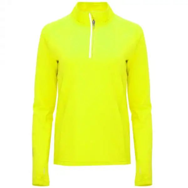 Polerón deportivo Melbourne mujer Amarillo Fluor