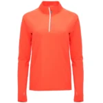 Polerón deportivo Melbourne mujer Coral Fluor