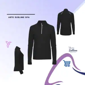 Polerón deportivo Melbourne mujer Negro Portada