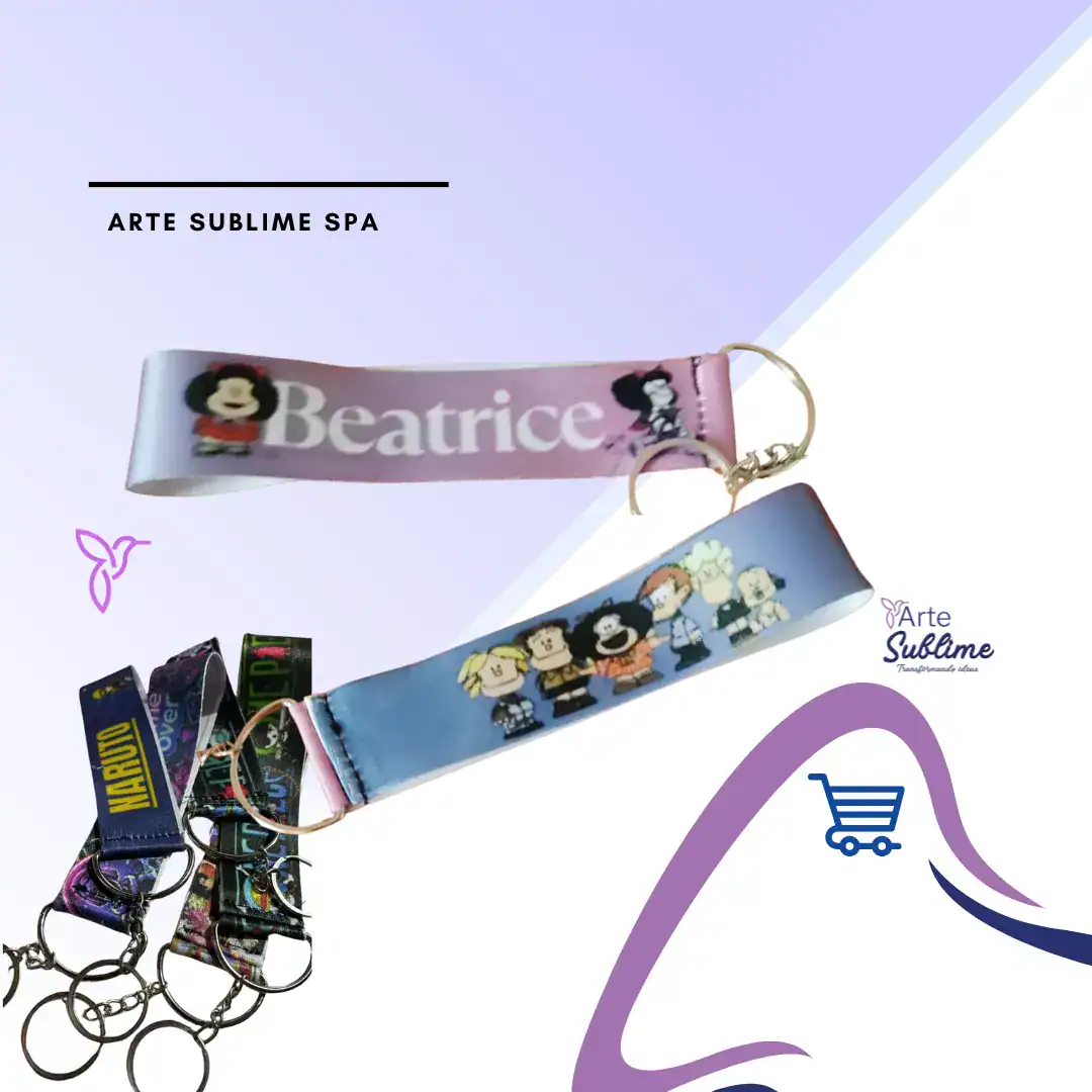 Llavero Estampado Personalizado de 3 cm