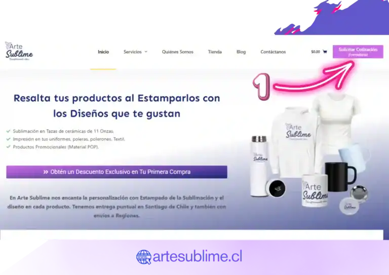 Cómo Cotizar Estampados con nosotros 1 de 4 Pasos