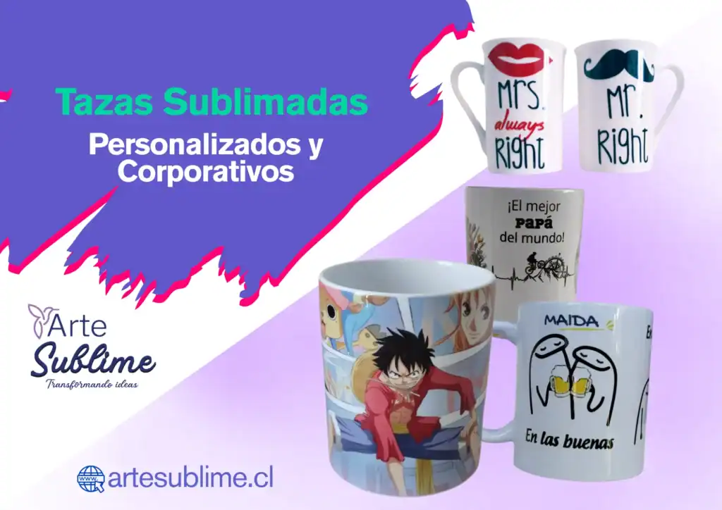 Tazas Sublimadas en Santiago - Tazas Personalizadas