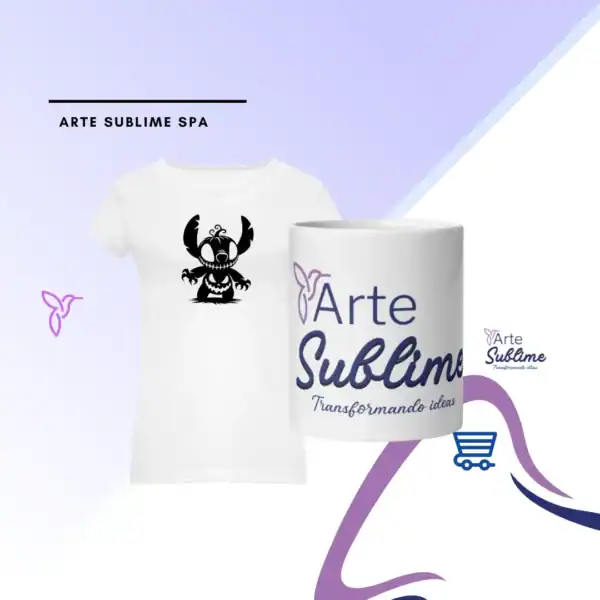 Combo 2 – Detalle Personalizado - 1 polera sublimada + 1 taza personalizada.