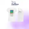 Polera blanca sublimada con corte femenino Personalizada