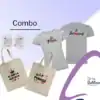 Título de la imagen: Conjunto de camisetas y bolsas personalizadas Combo dia San Valentin - regalos para el 14 de febrero
