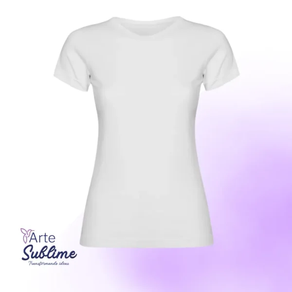 Polera Algodón entallada Blanca