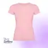 Polera Algodón entallada Rosa Claro