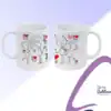 Amor en taza personalizada Taza del Combo dia San Valentin