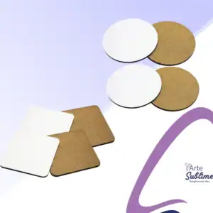 Arte Sublime SpA - Discos de cartón y papel para artesanía Posavasos