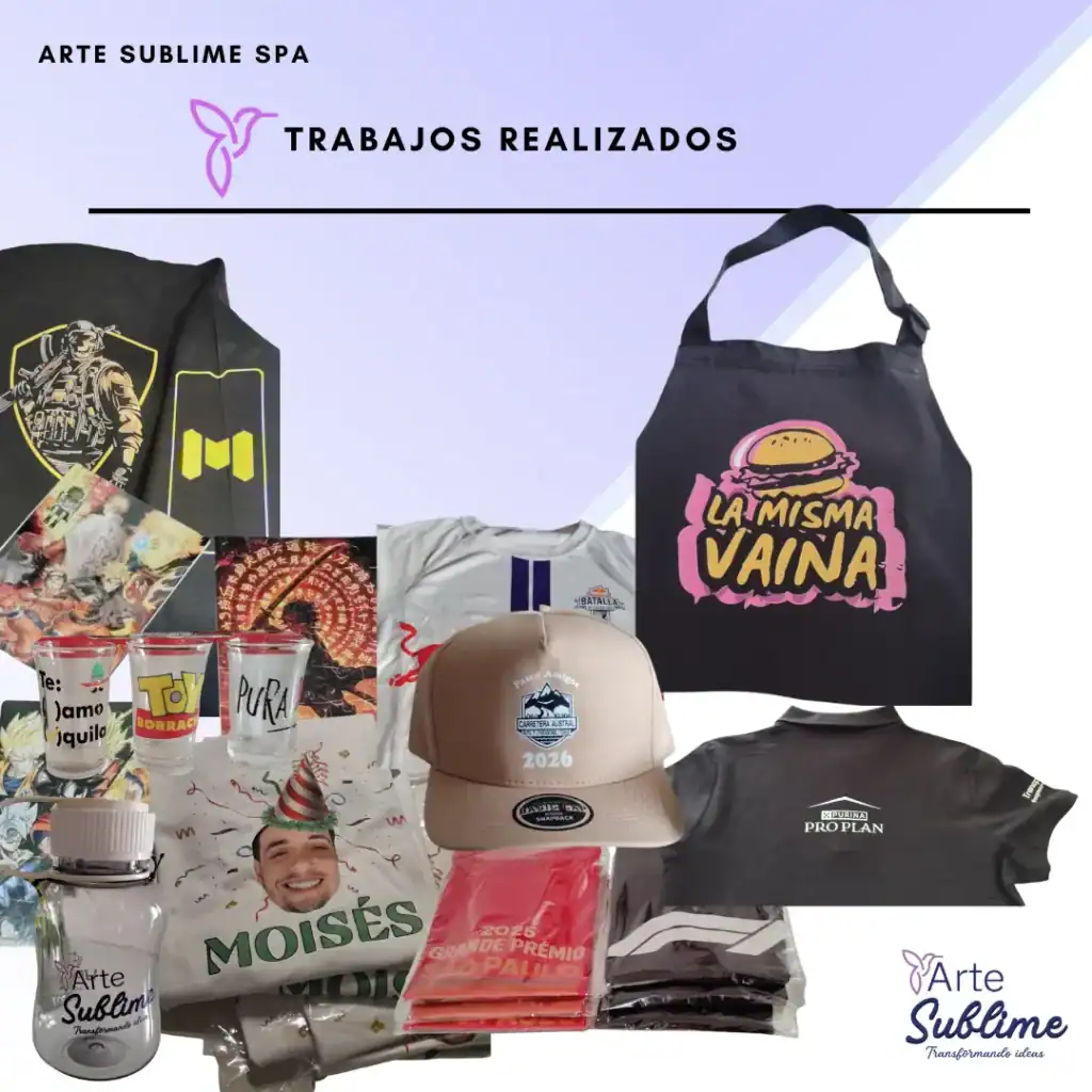 Trabajos realizados en Arte Sublime