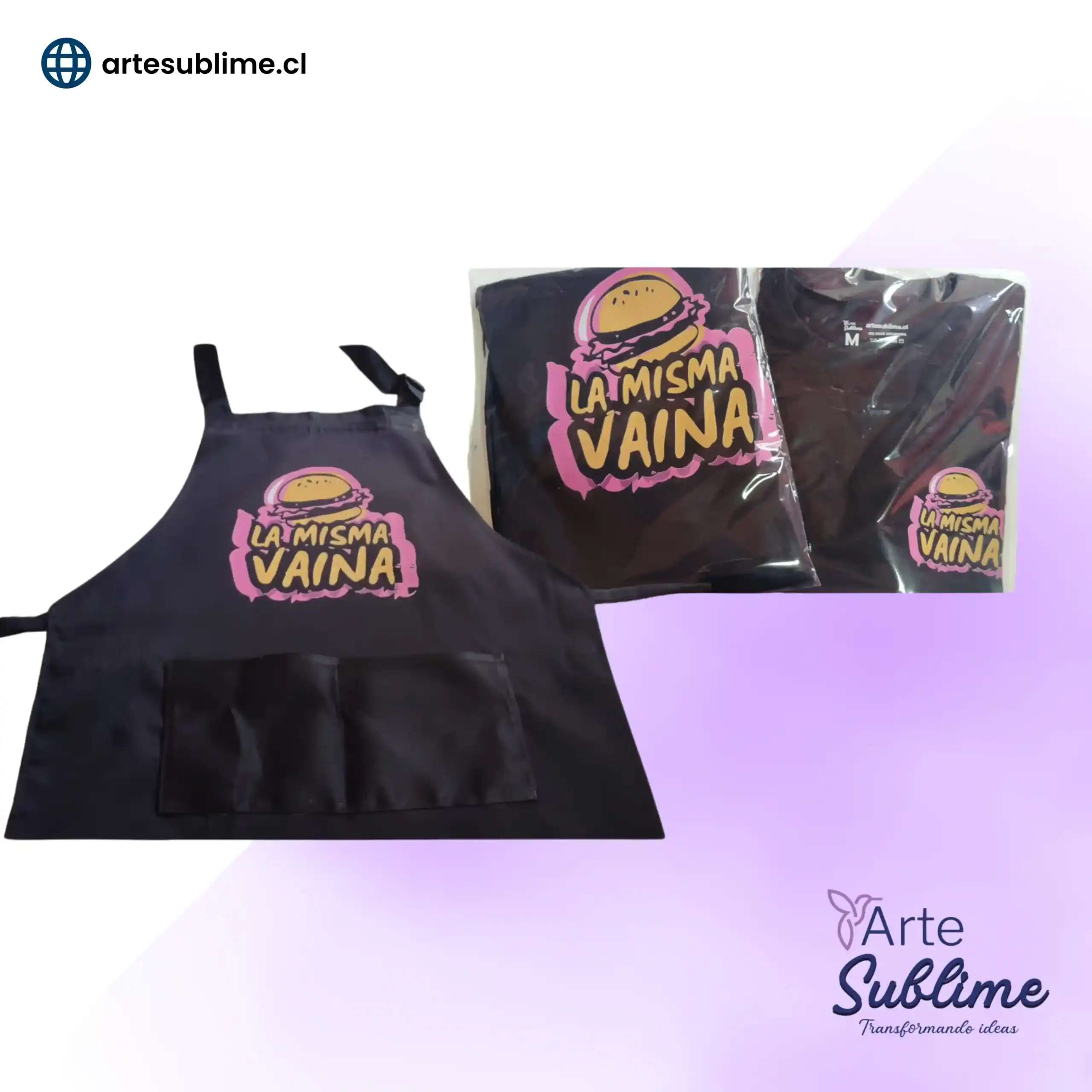 Delantal con logo corporativo