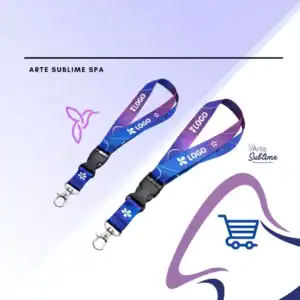 Lanyard personalizado para Arte Sublime Spa Lanyards Personalizados Sublimados