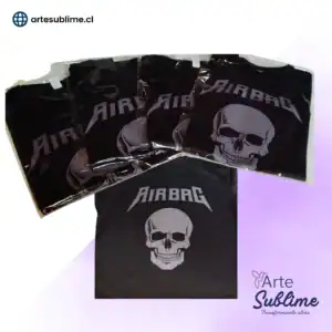 Polera de Algodón estampado DTF