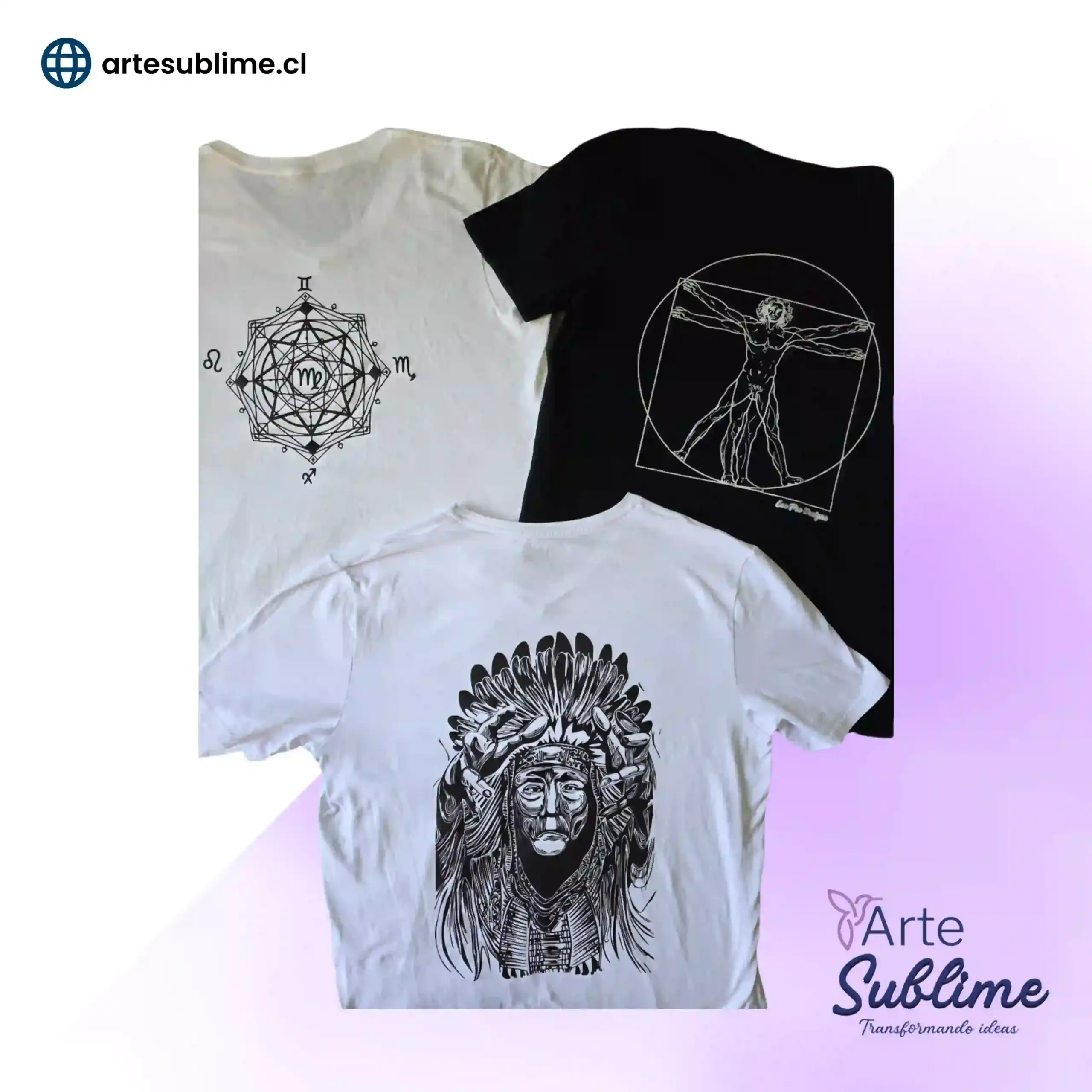 Poleras con diseños personalizados