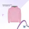 Polerón Urbano Niño Rosa y gris