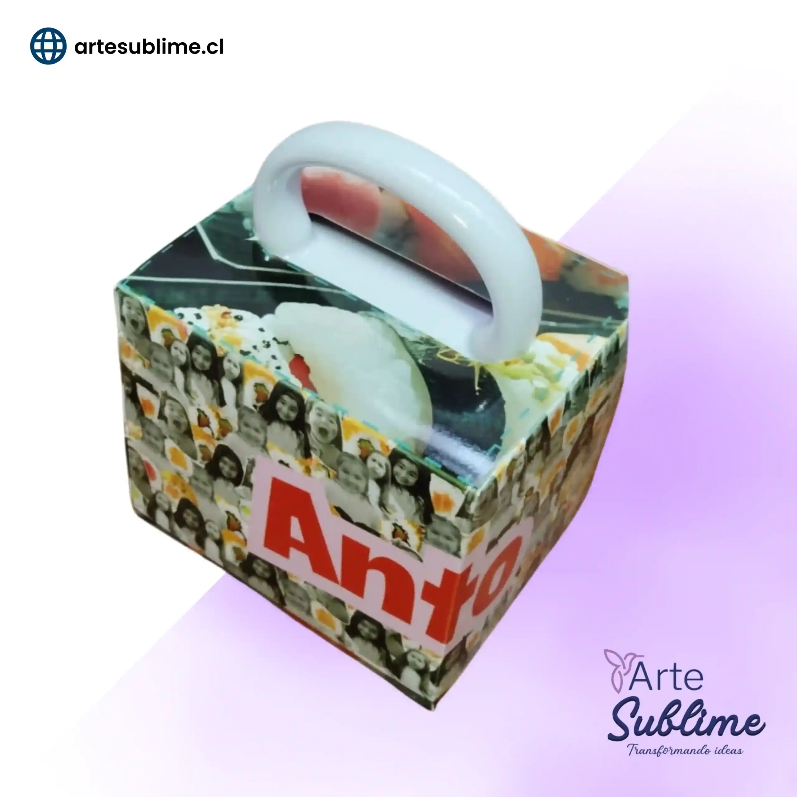 Taza con caja para regalar