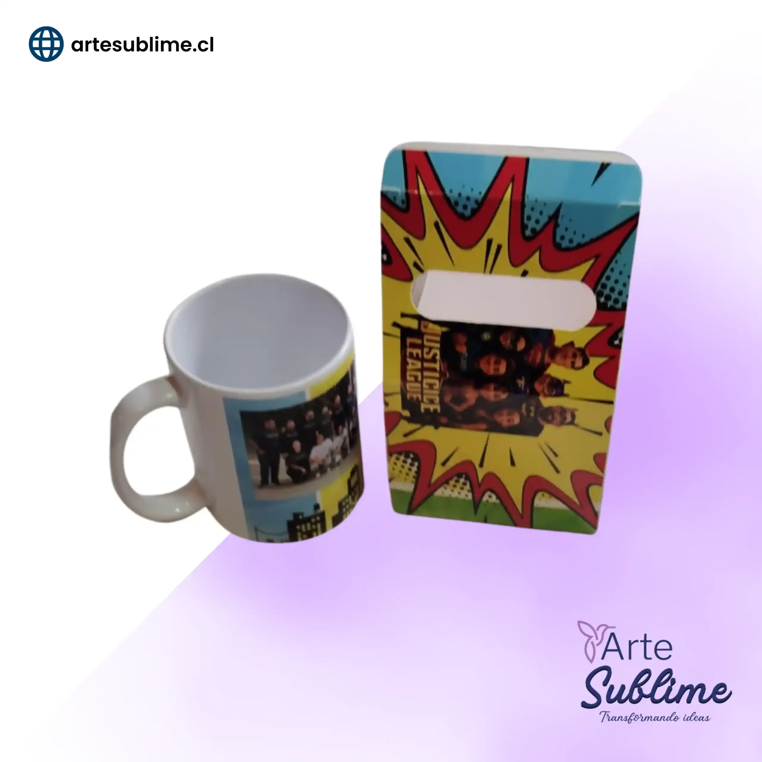 Taza sublimada con caja