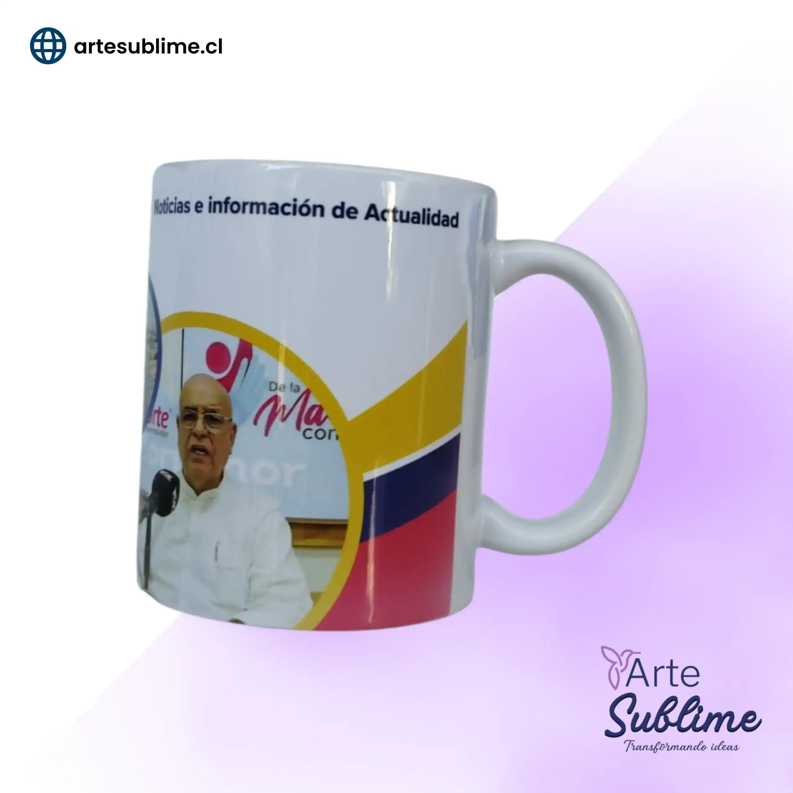 Taza sublimada para marca personal
