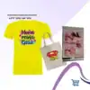 Combo Día de la Madre Polera Personalizada Amarilla