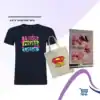 Combo Día de la Madre Polera Personalizada Azul Marino