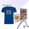 Combo Día de la Madre Polera Personalizada Azul Royal