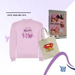 Combo Día de la Madre Polerón Personalizada Portada